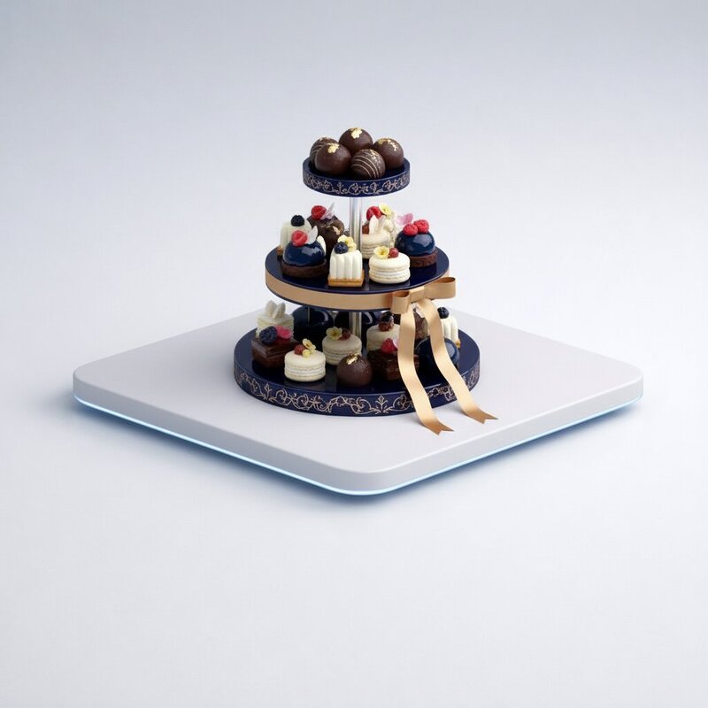 Башня из десертов класса люкс