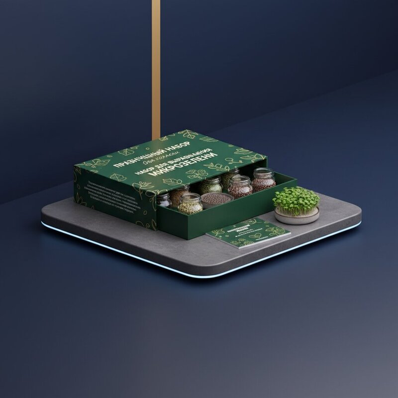 Набор для выращивания микрозелени