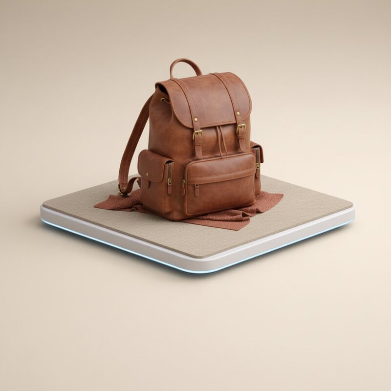 Кожаный рюкзак