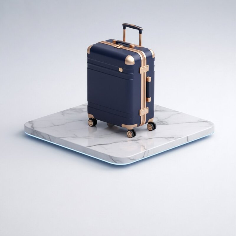 Роскошный чемодан на колесах