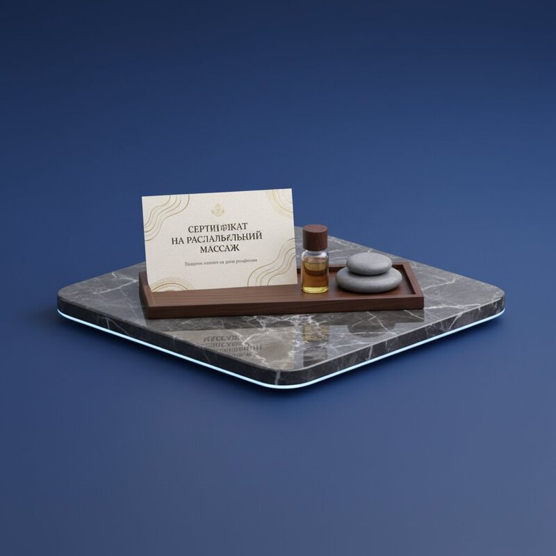 Сертификат на расслабляющий массаж