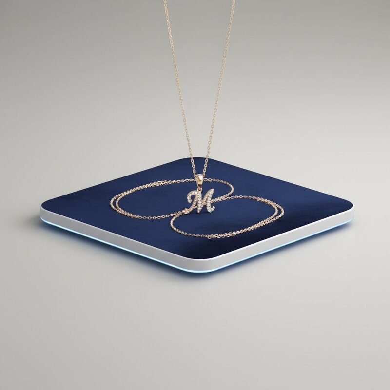 Кулон-подвеска с инициалом