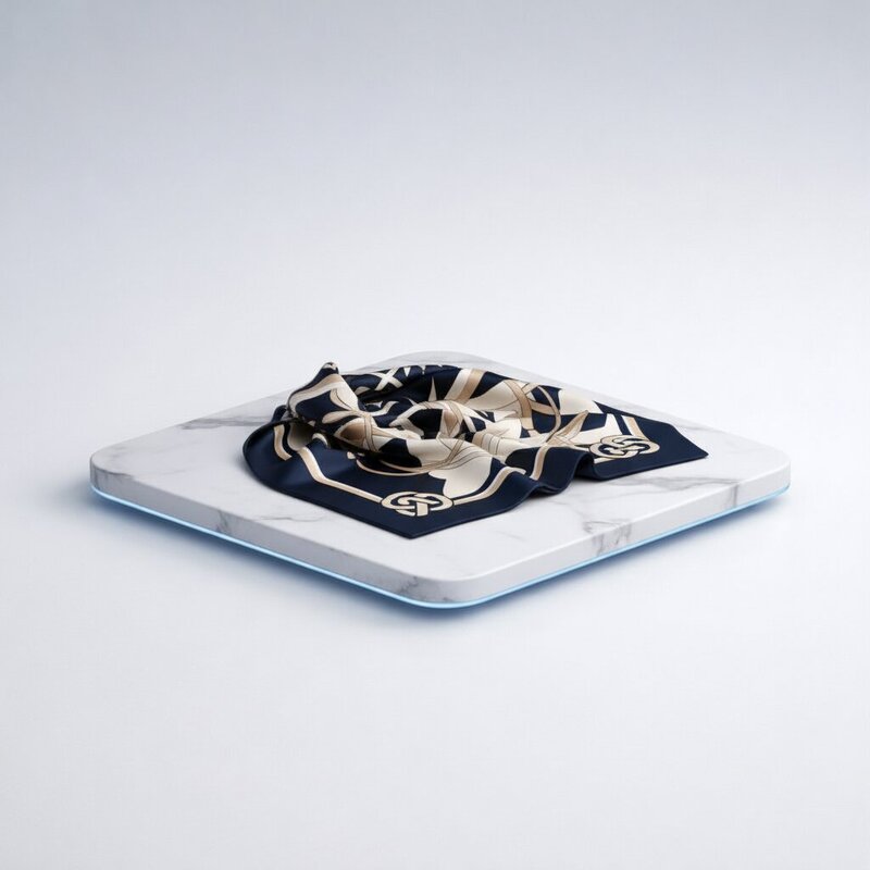 Дизайнерский шёлковый шарф