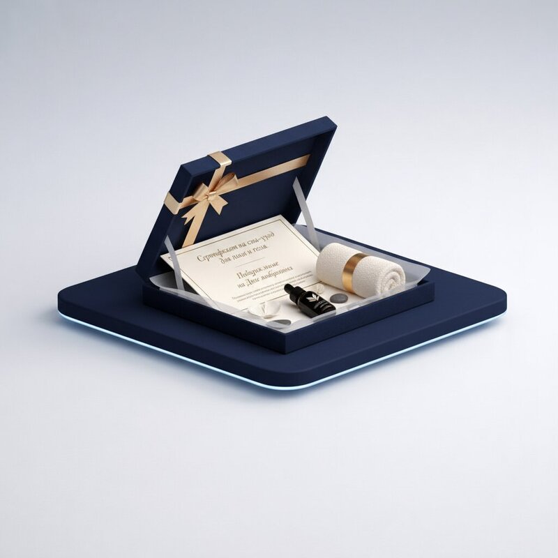 Сертификат на спа-уход для лица и тела