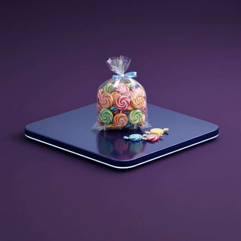 Пакетик с леденцами