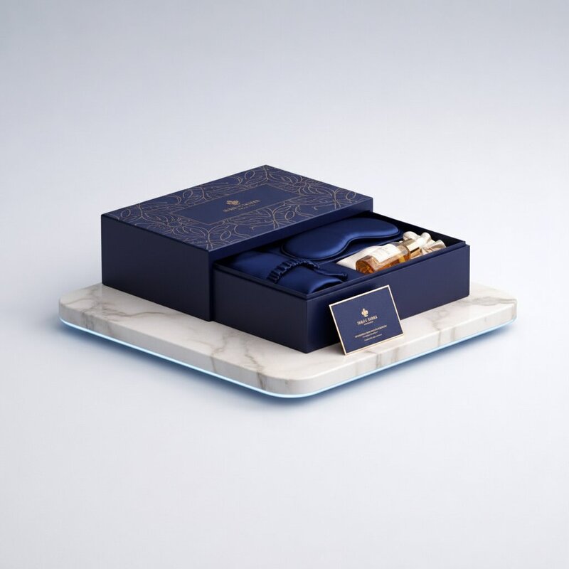 Silk sleep and fragrance night set