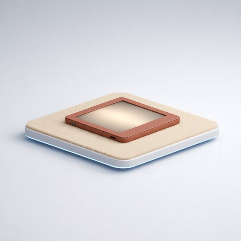 E-reader with backlight