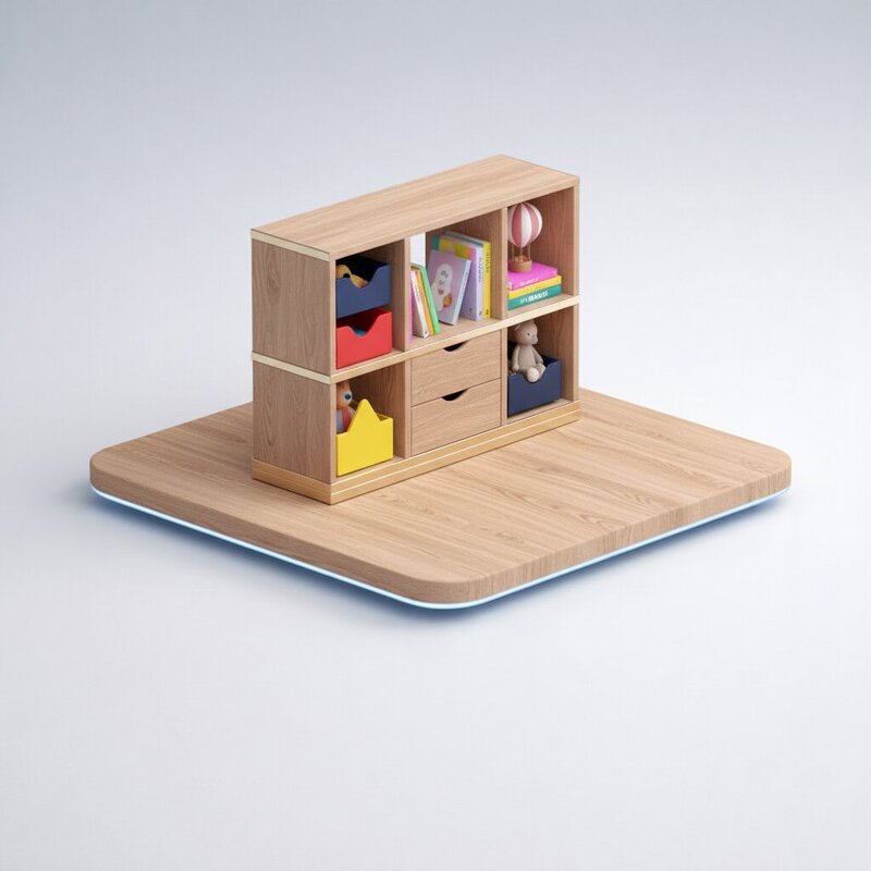 Modular Shelving Unit for a Child's Room