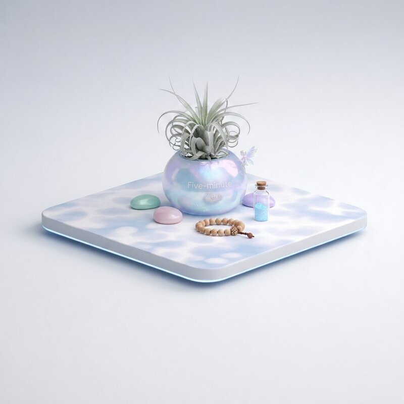 Air Plant (Tillandsia) in a Minimalist Pot
