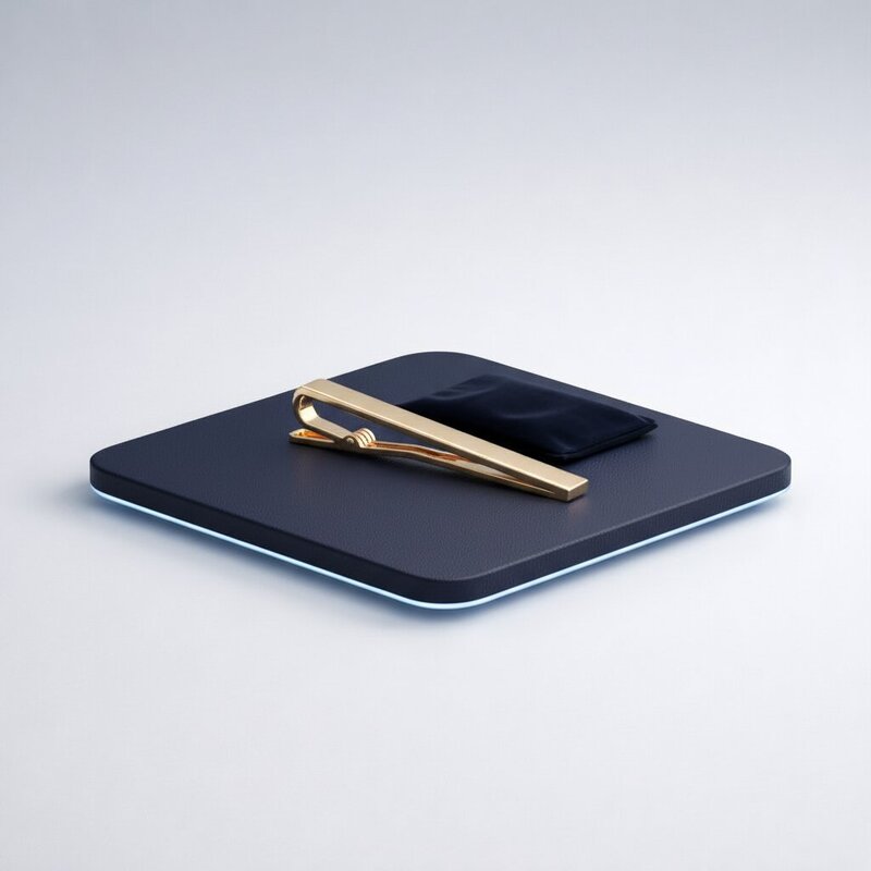 Золотой зажим для галстука