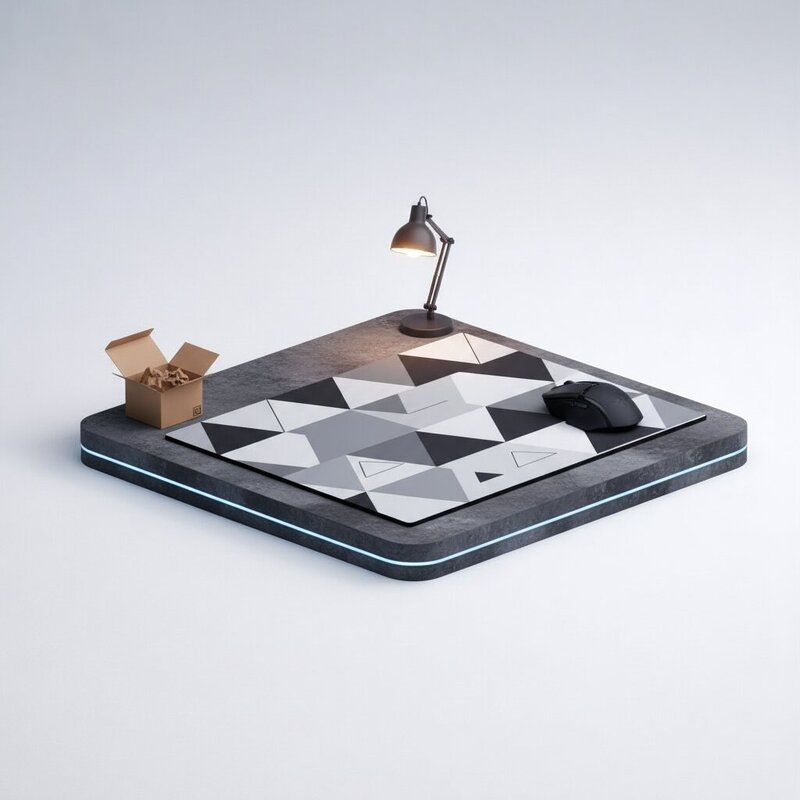 Геометрический коврик для мыши
