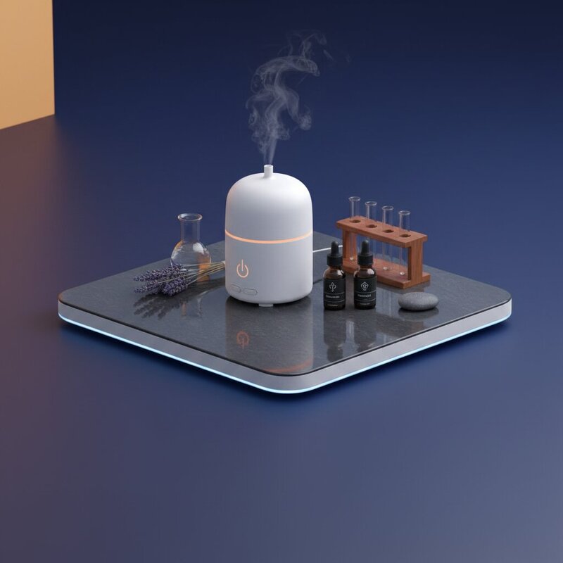 Ultrasonic Aroma Diffuser with Light