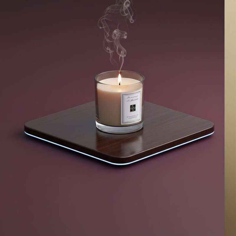 Ароматическая свеча в стеклянном стакане