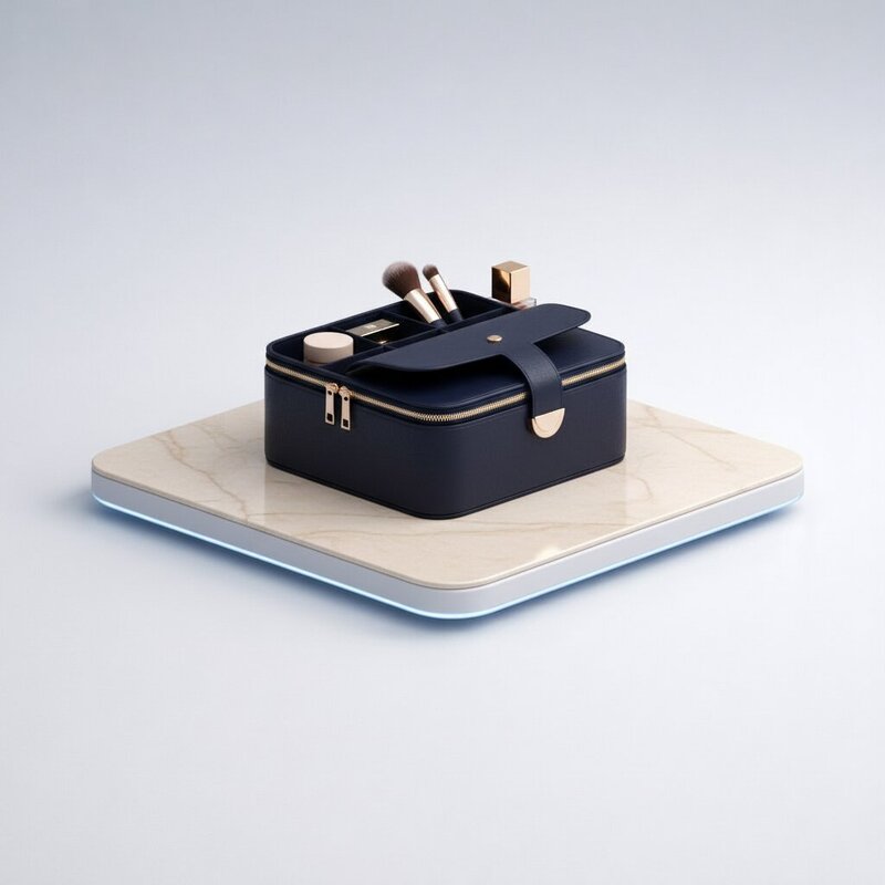 Organizador de tocador de cuero