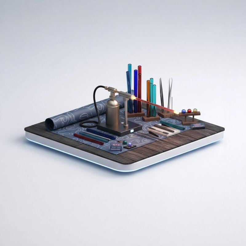 Kit de soplado de vidrio