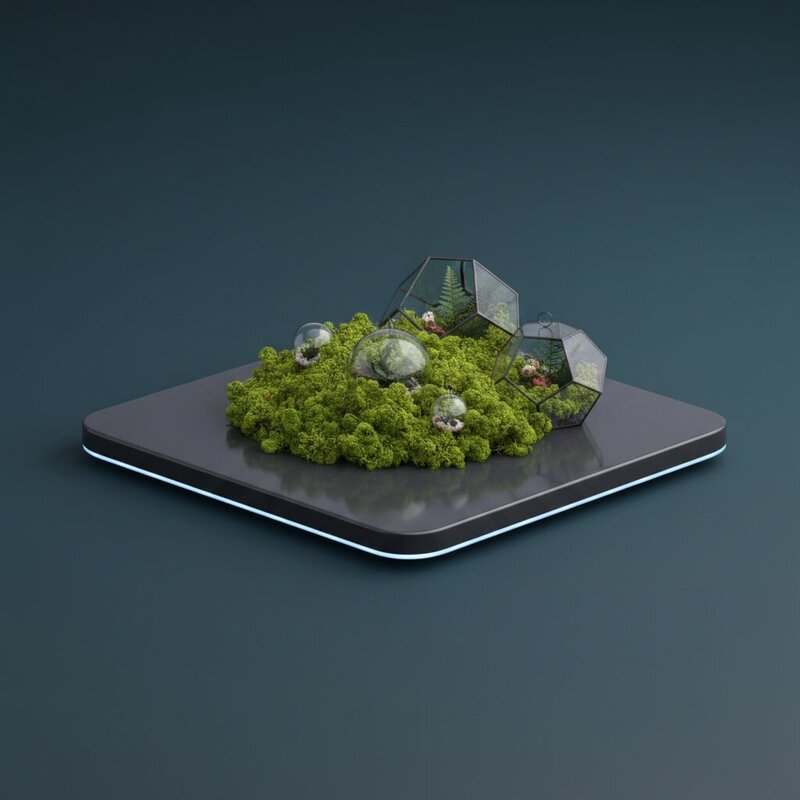 Decorative Stabilized Moss for Florarium