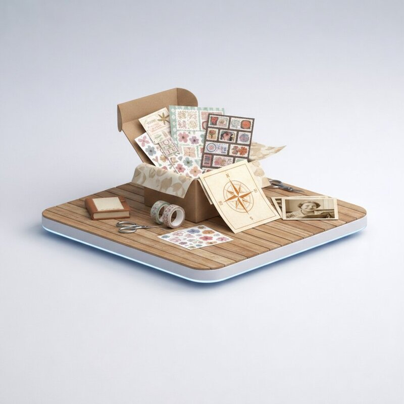 Scrapbooking Sticker and Decoration Set