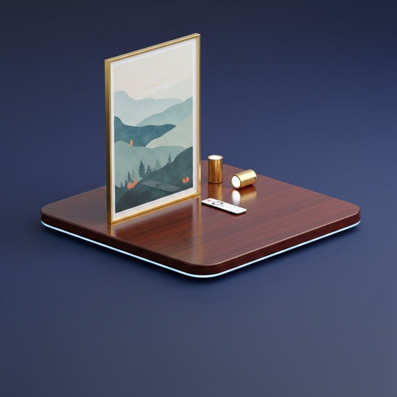 Interior Poster in Frame