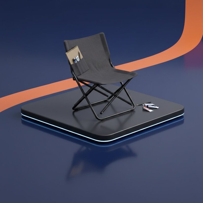 Taburete Plegable para Plein Air