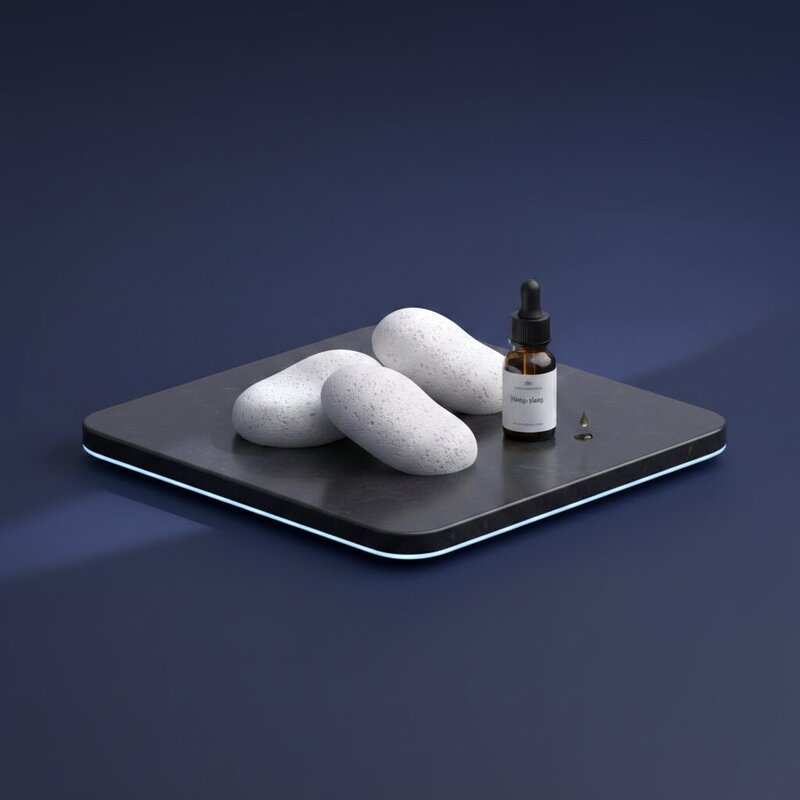 Ceramic Aroma Stone Set with Oil