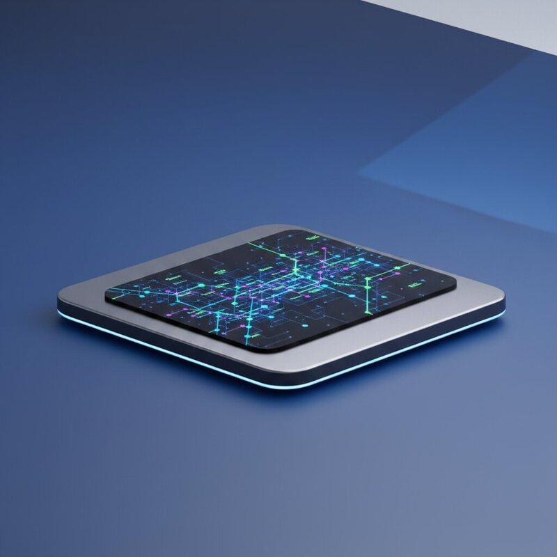Blockchain Map Mouse Pad