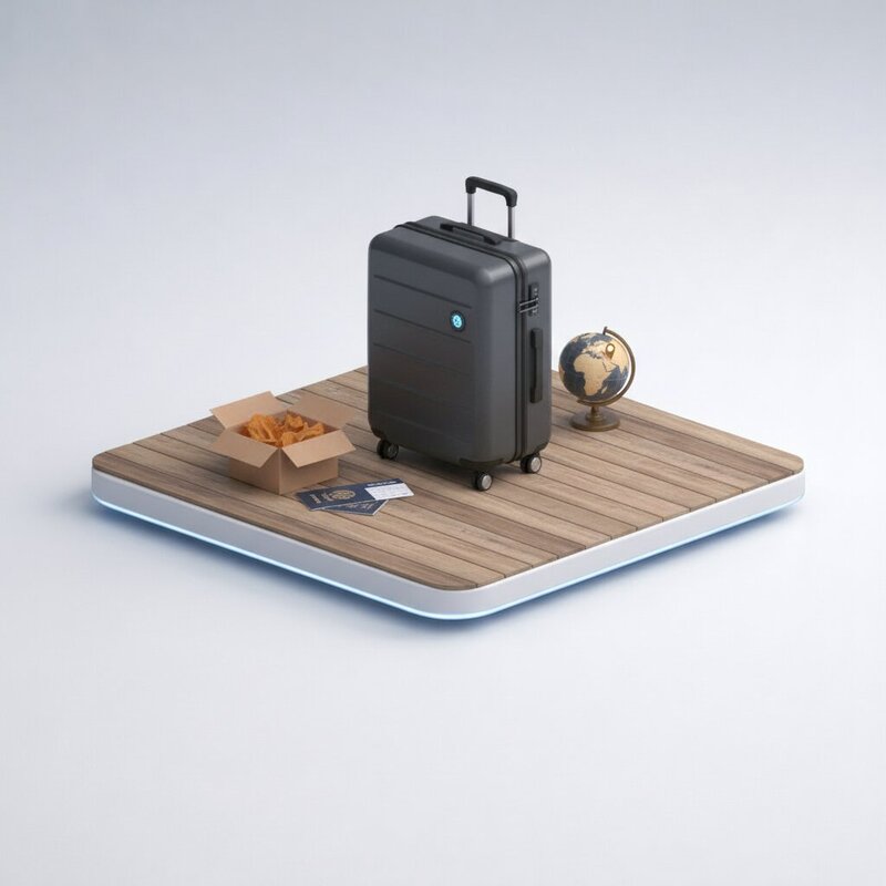 Smart suitcase with tracking