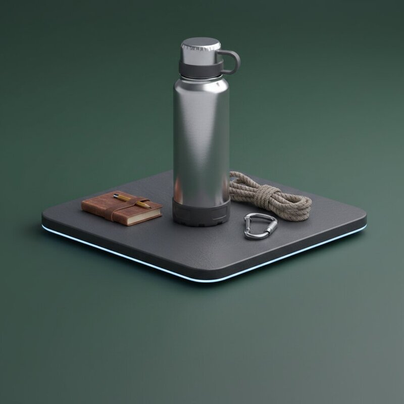 Termo botella de agua de acero inoxidable