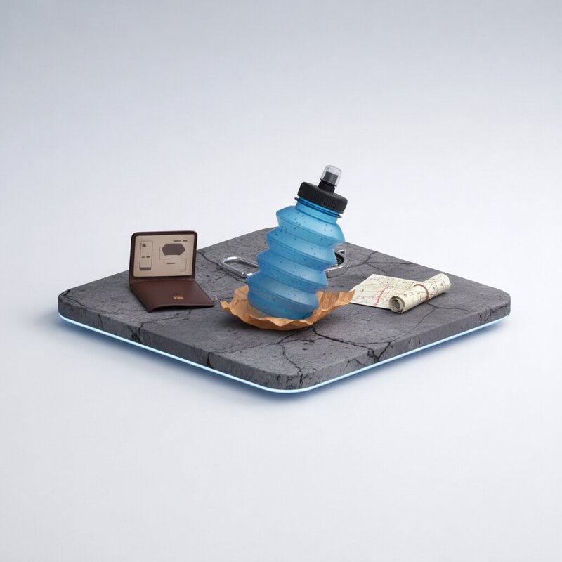 Складная бутылка для воды