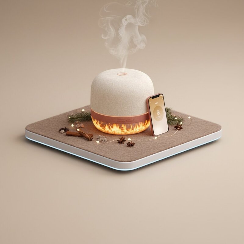 Умный аромадиффузор с подсветкой