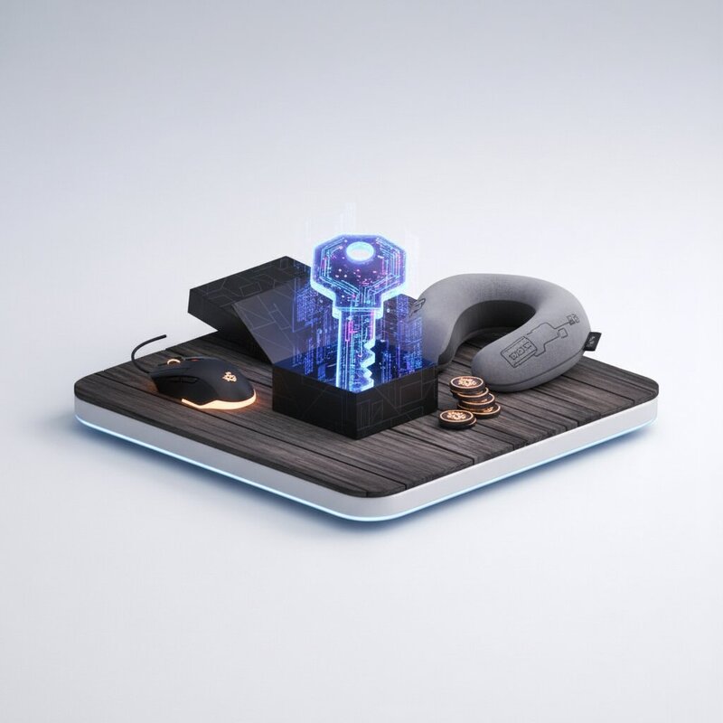 Clave para plataforma de juegos