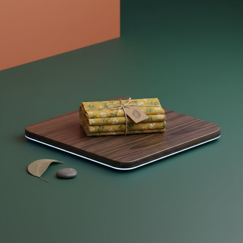Set of Beeswax Wraps for Food