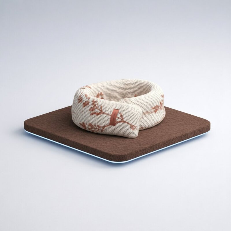 Compresa para el cuello con aromaterapia