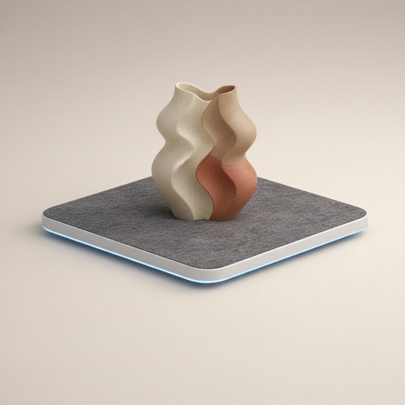 Авторская керамическая ваза-скульптура