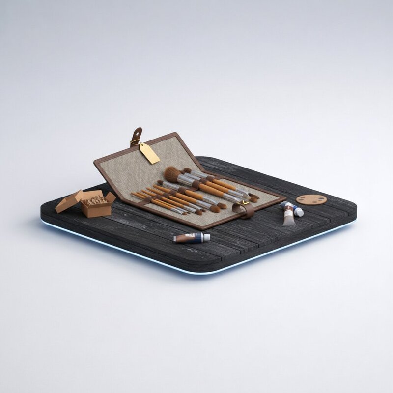 Набор кистей для акрила