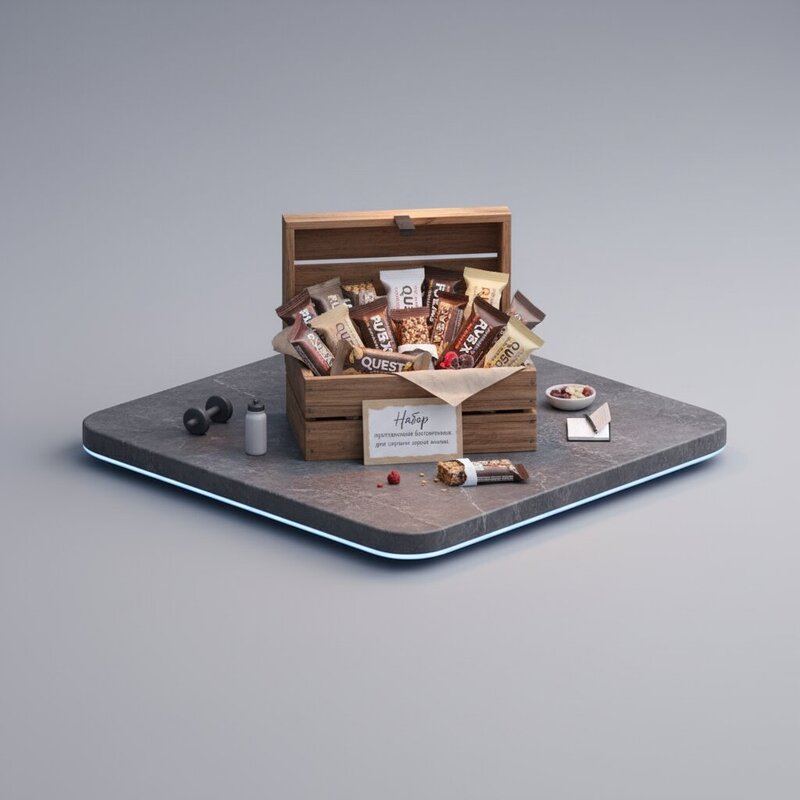 Juego de barras proteicas