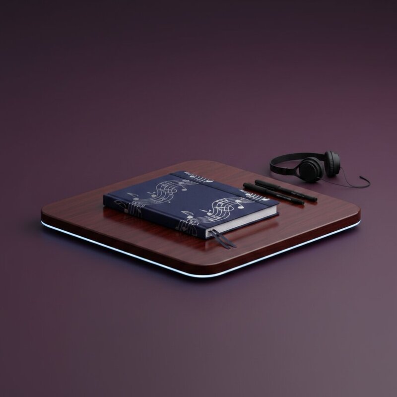 Music Notes Notebook
