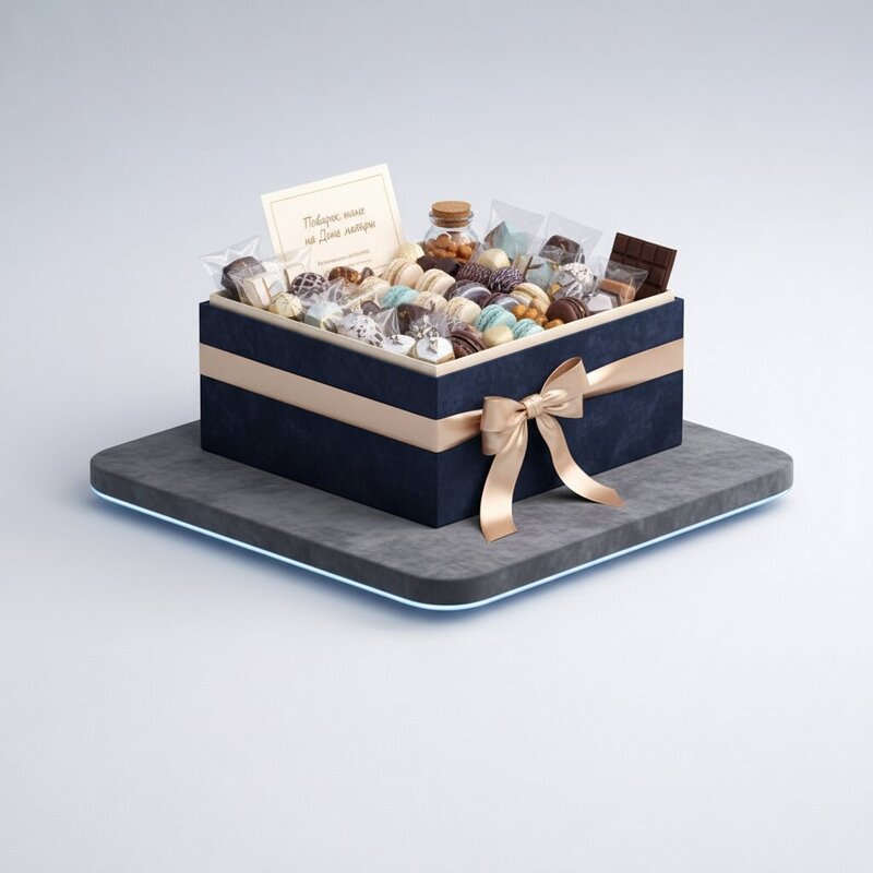 Cesta de dulces de lujo