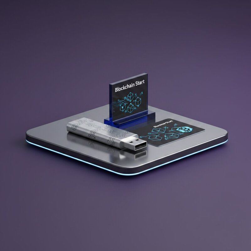 Blockchain-Style USB Flash Drive