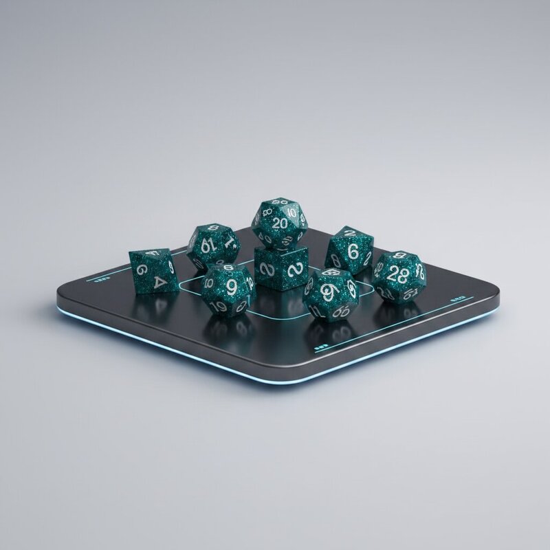 Set of Polyhedral Gaming Dice