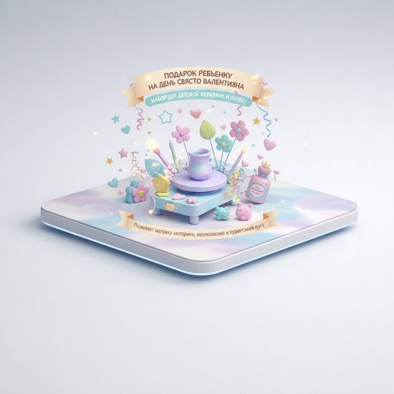Children's Pottery and Modeling Kit