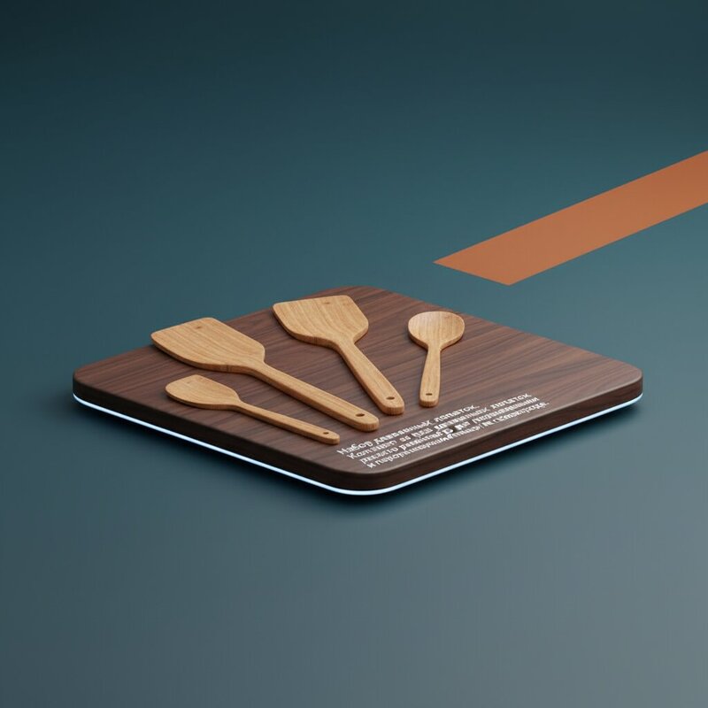 Juego de Espátulas de Madera