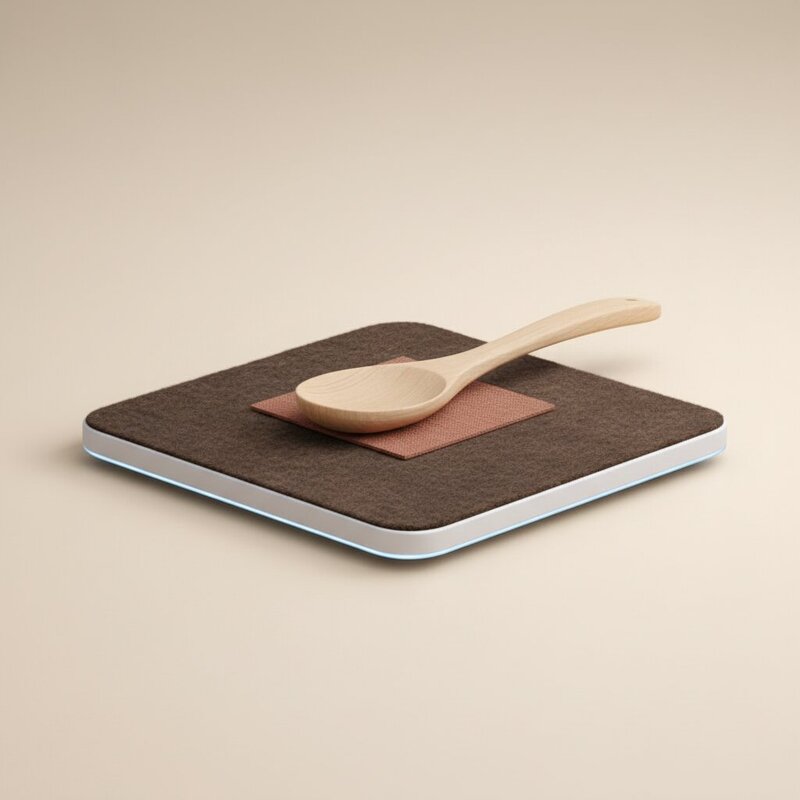 Cuchara de madera para té