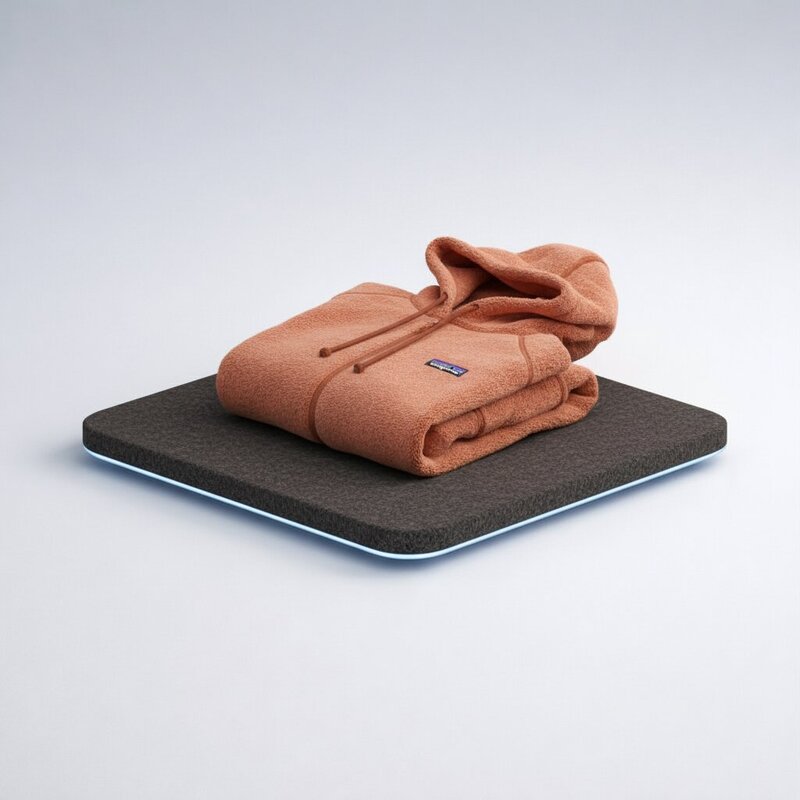 Флисовая толстовка с капюшоном