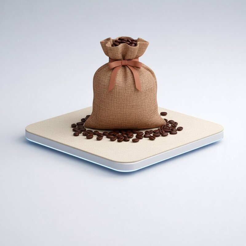 Пакет кофейных зерен