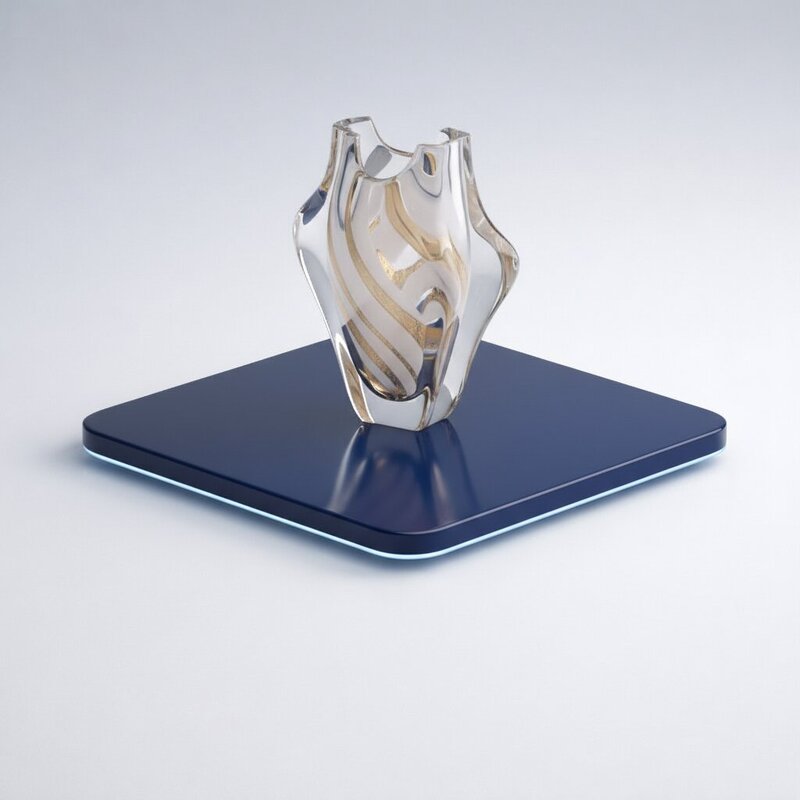 Скульптурная ваза Kosta Boda