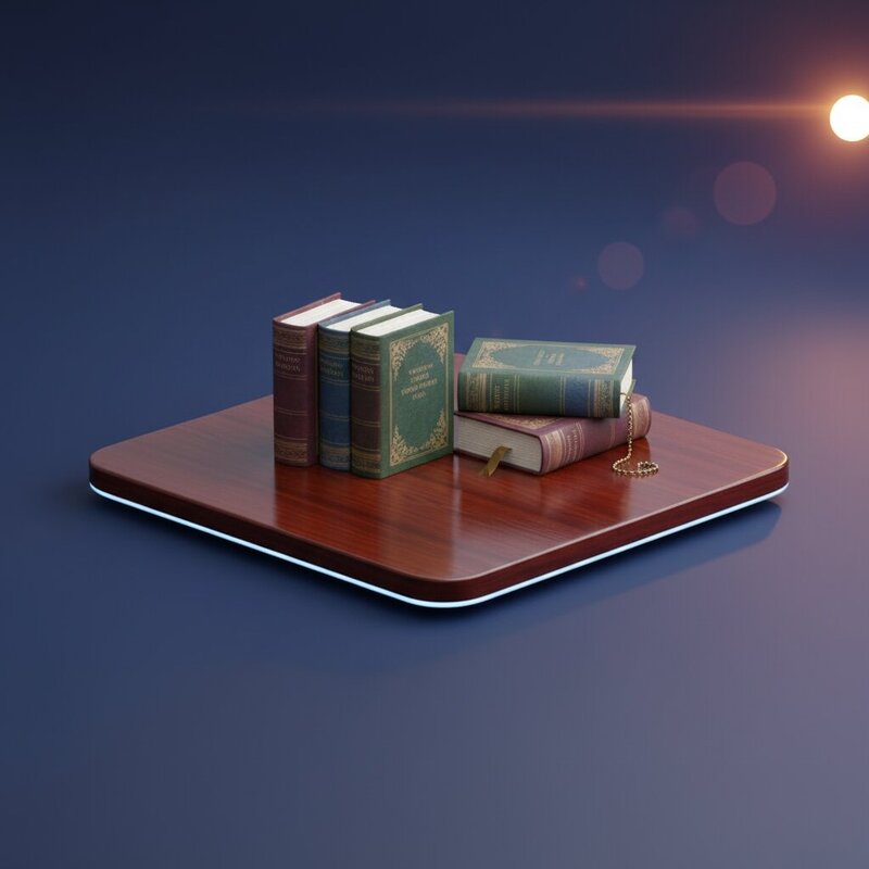 Set of miniature book boxes