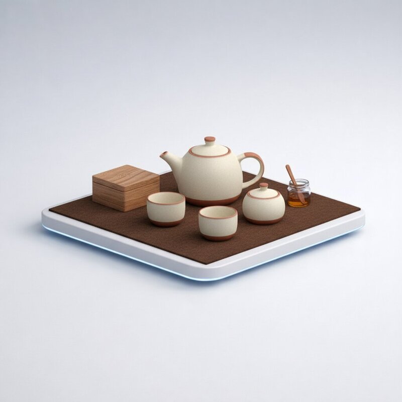 Juego de té de lujo