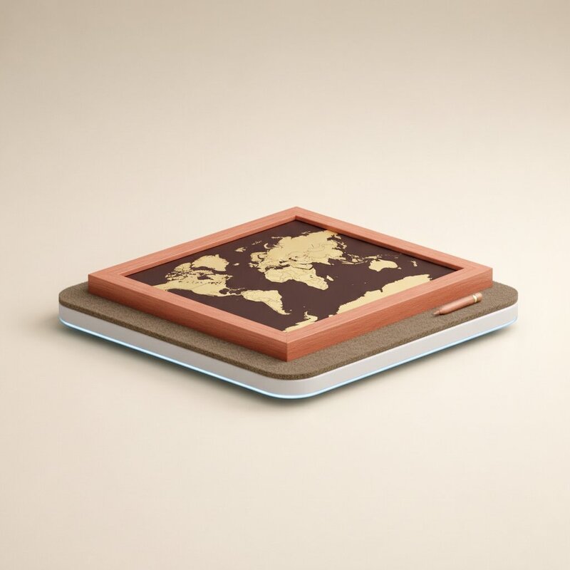 Скретч-карта мира