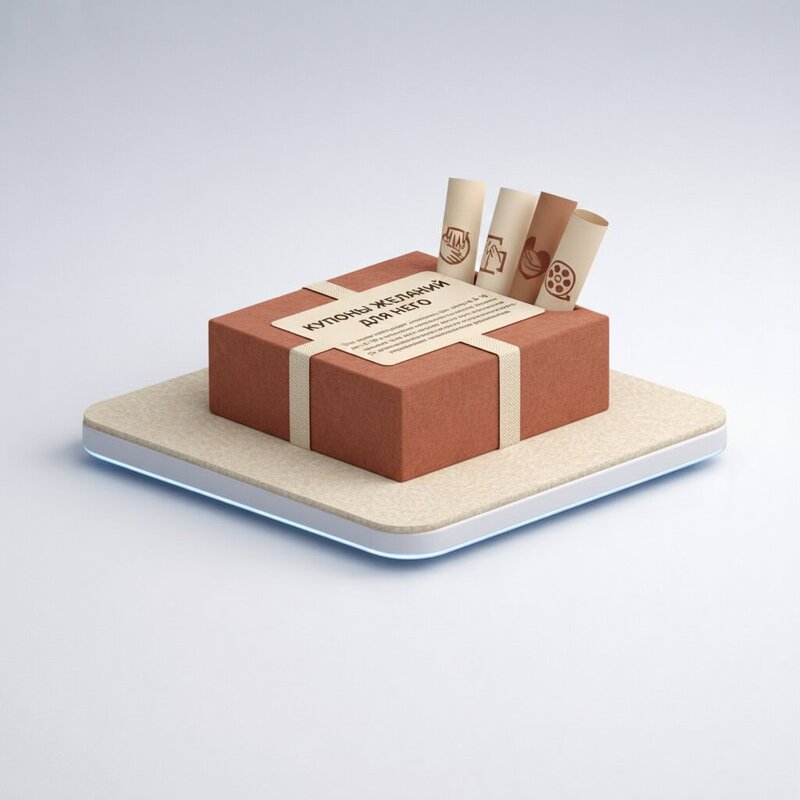 Набор "Купоны желаний для него"