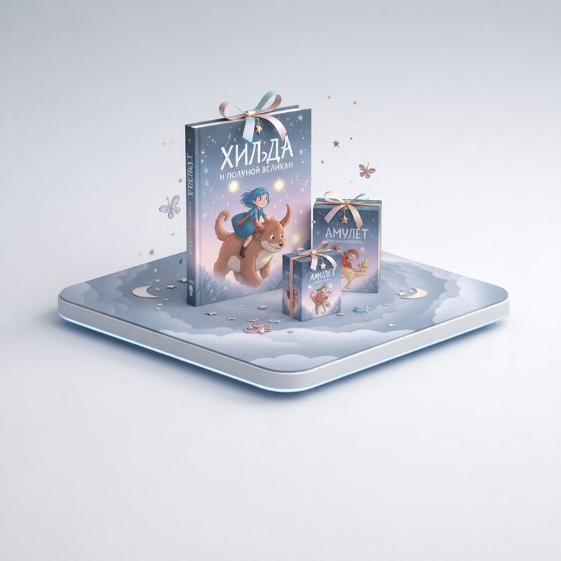 Графический роман "Хильда и полуночный великан"